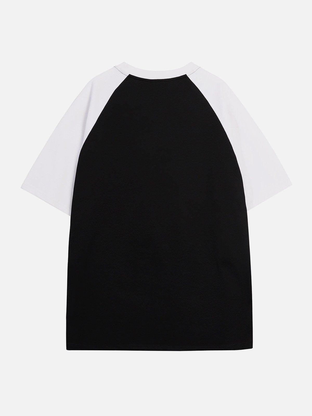 Color Blocking Deconstruct Star Tee