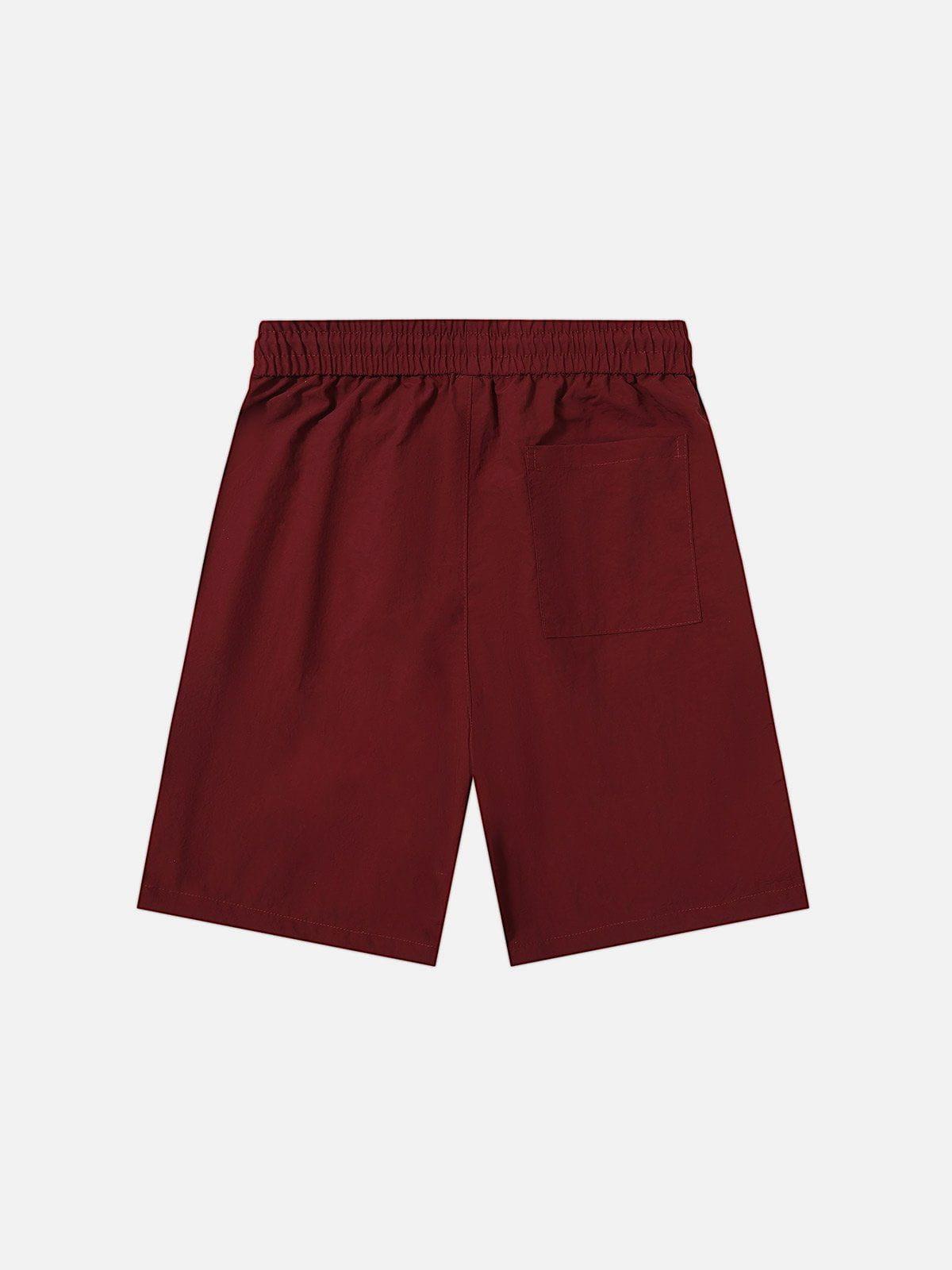 Color Blocking Patchwork Shorts