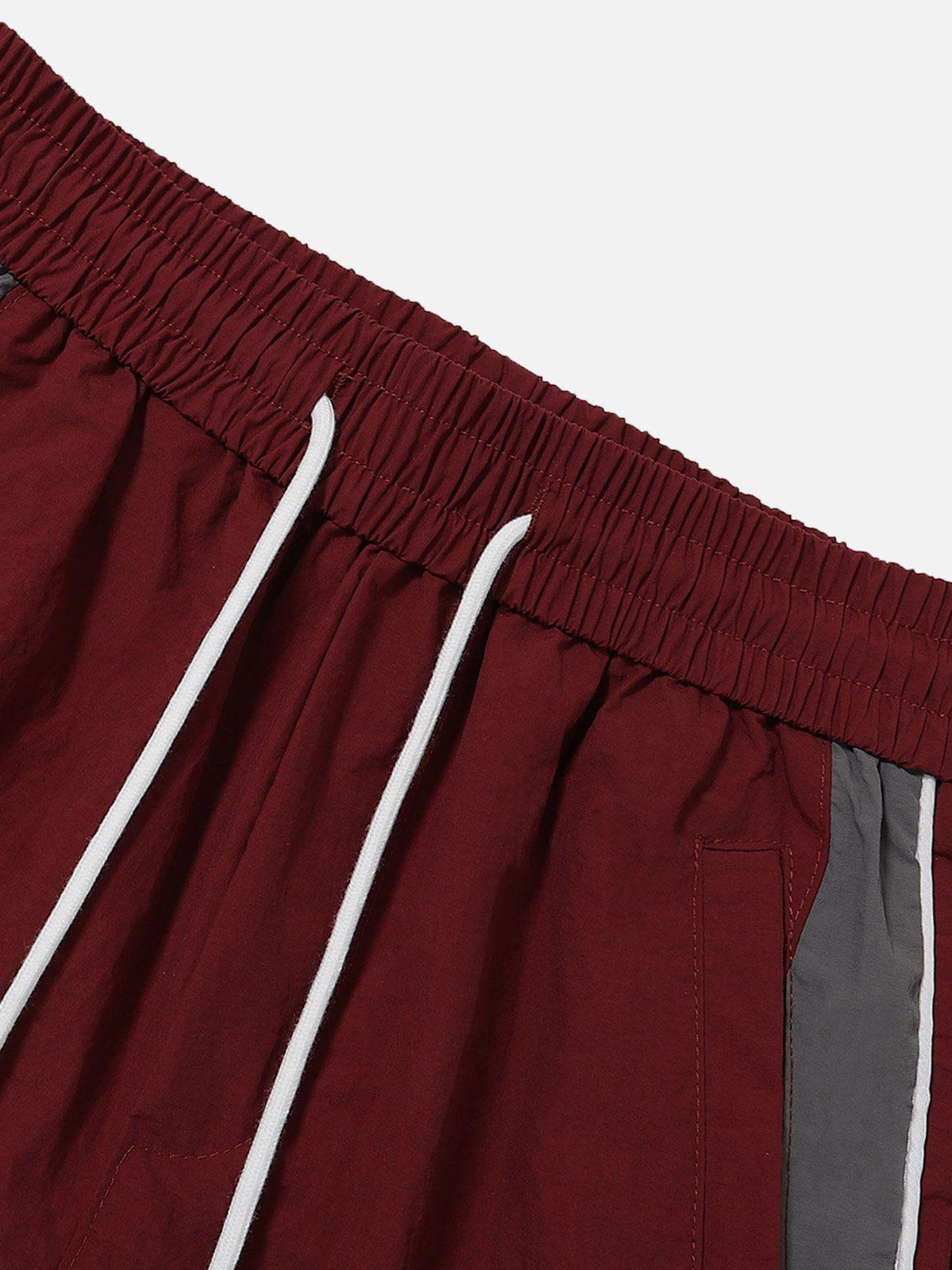 Color Blocking Patchwork Shorts