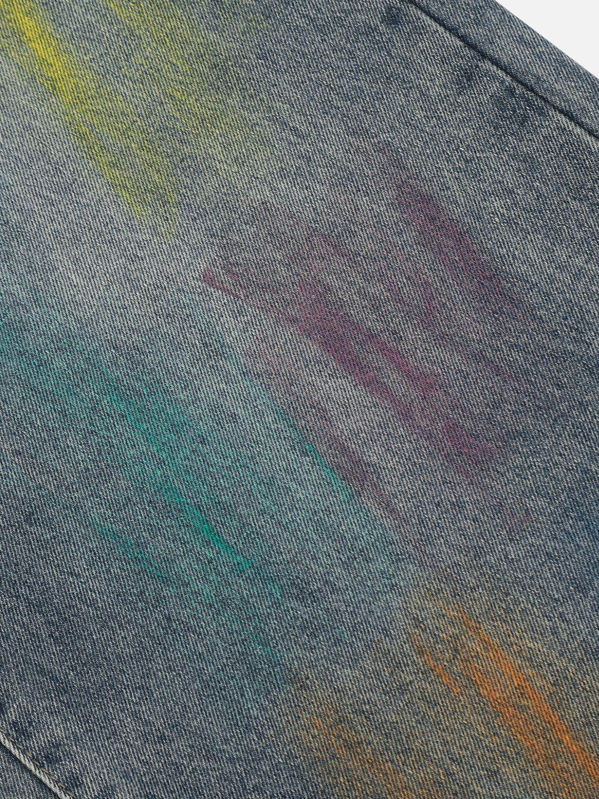 Colorful Graffiti Jeans