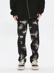 Colorful Hole Jeans