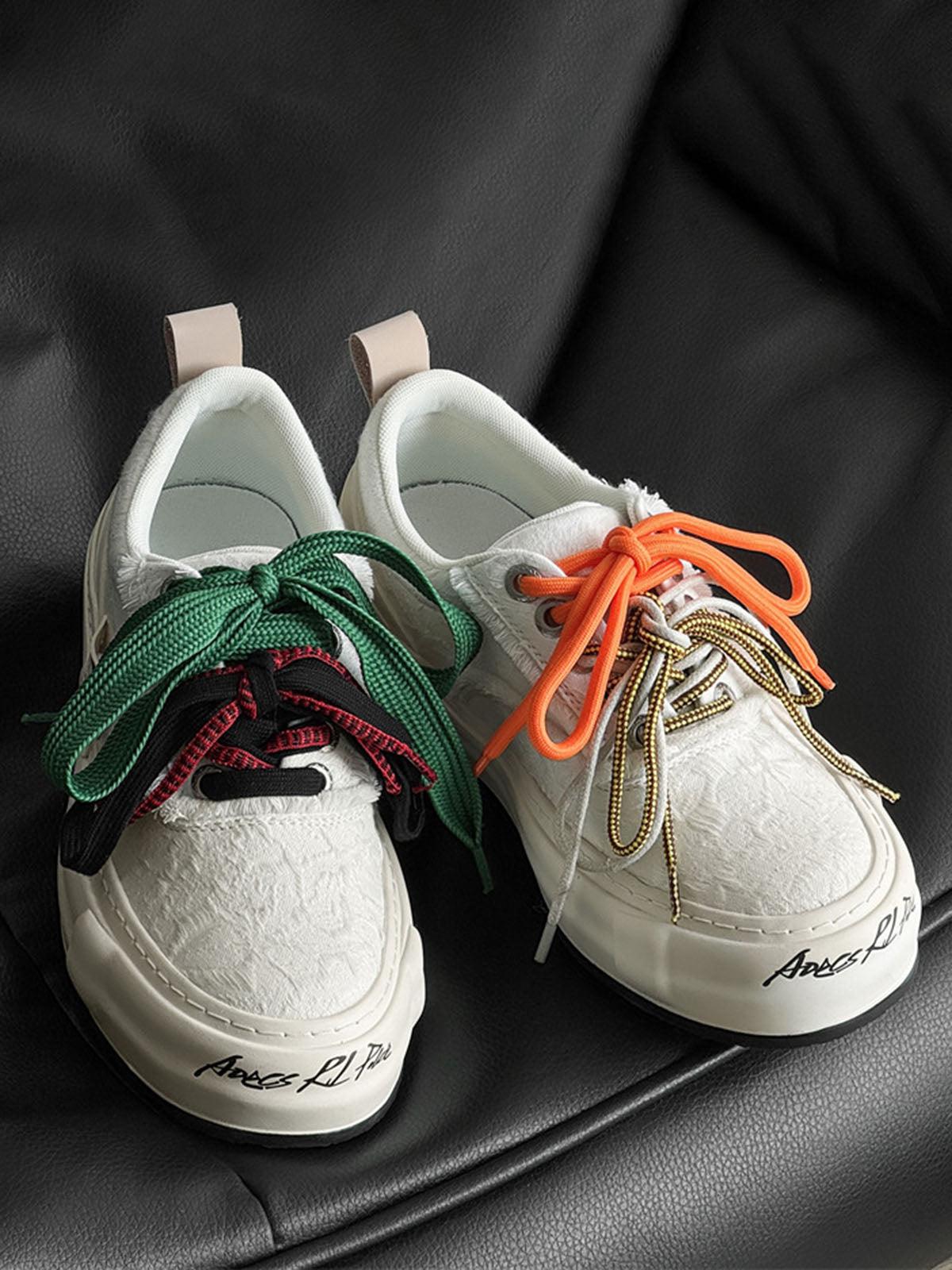 Colorful Lace-Up Sneakers