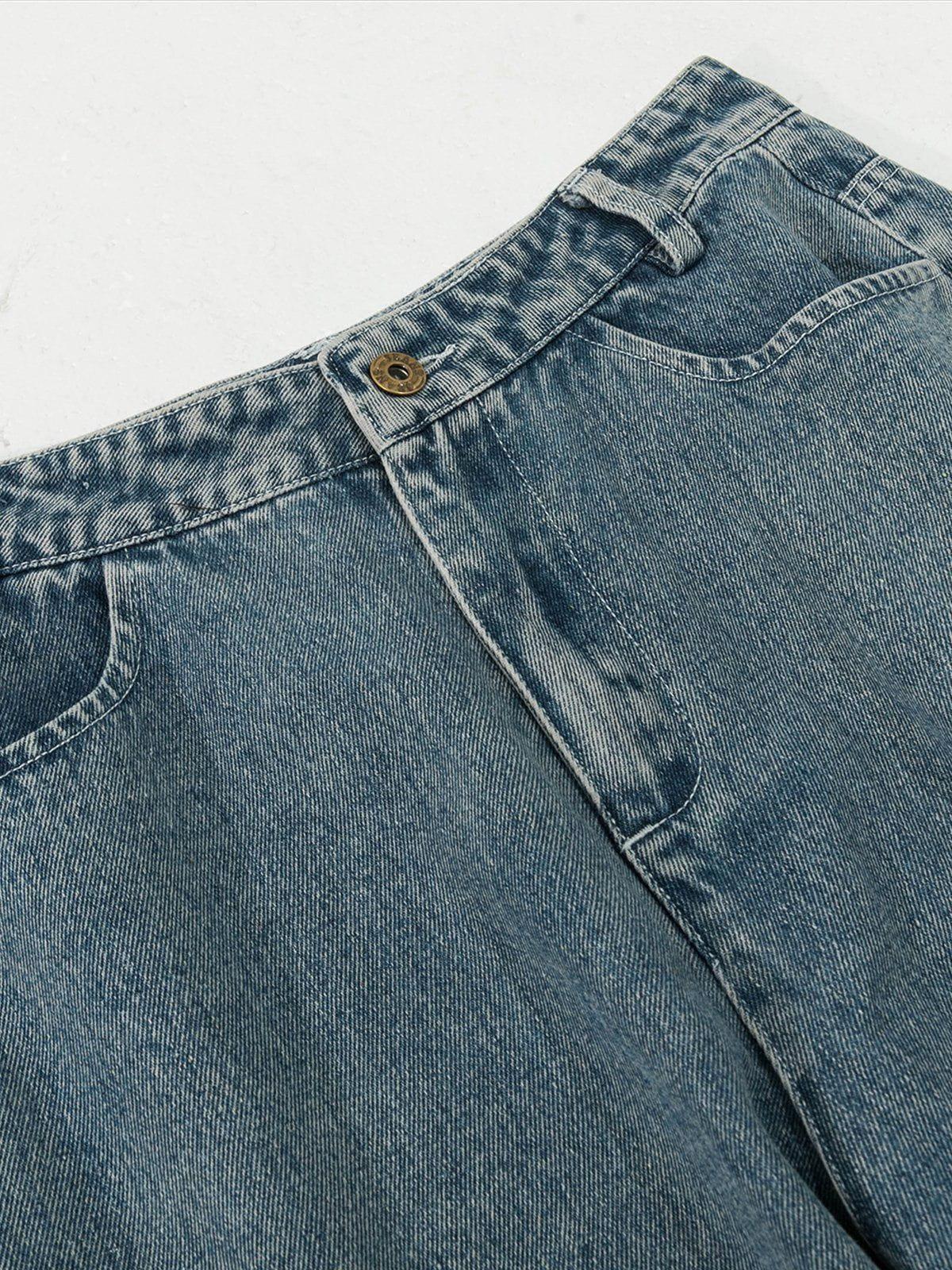 Colorful Star Loose Jeans