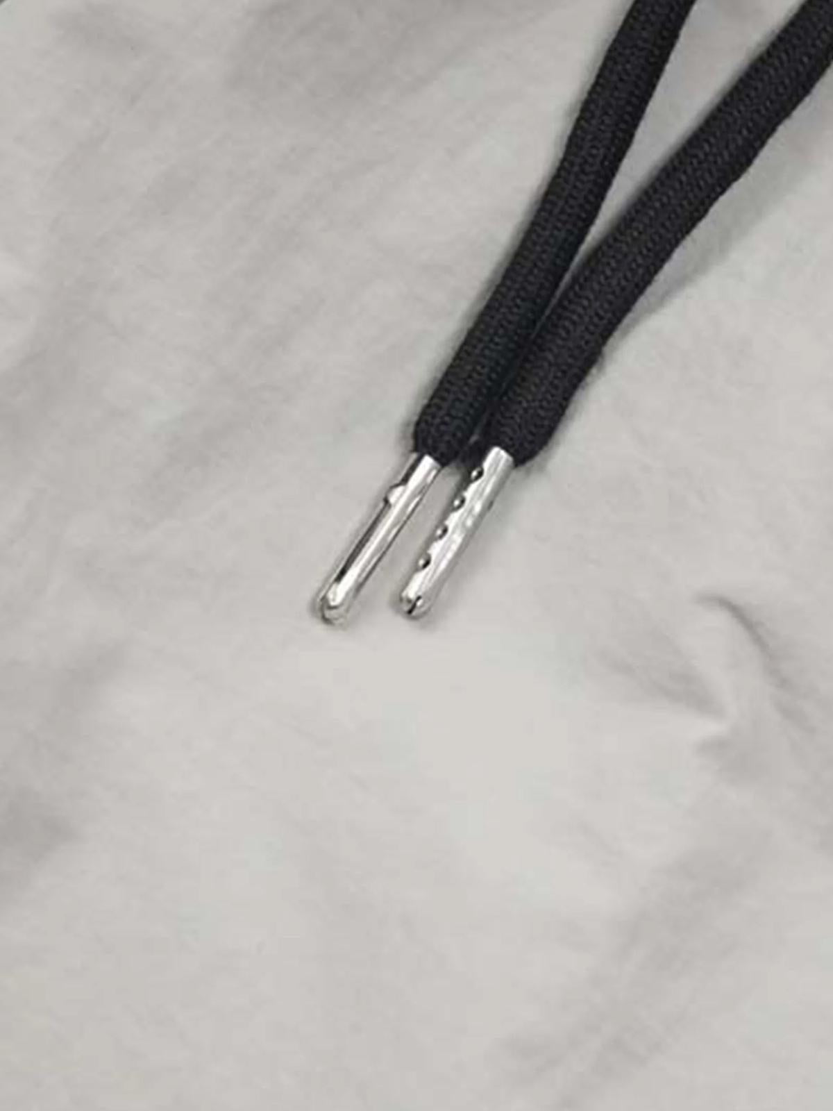 Contrast Striped Drawstring Sweatpants