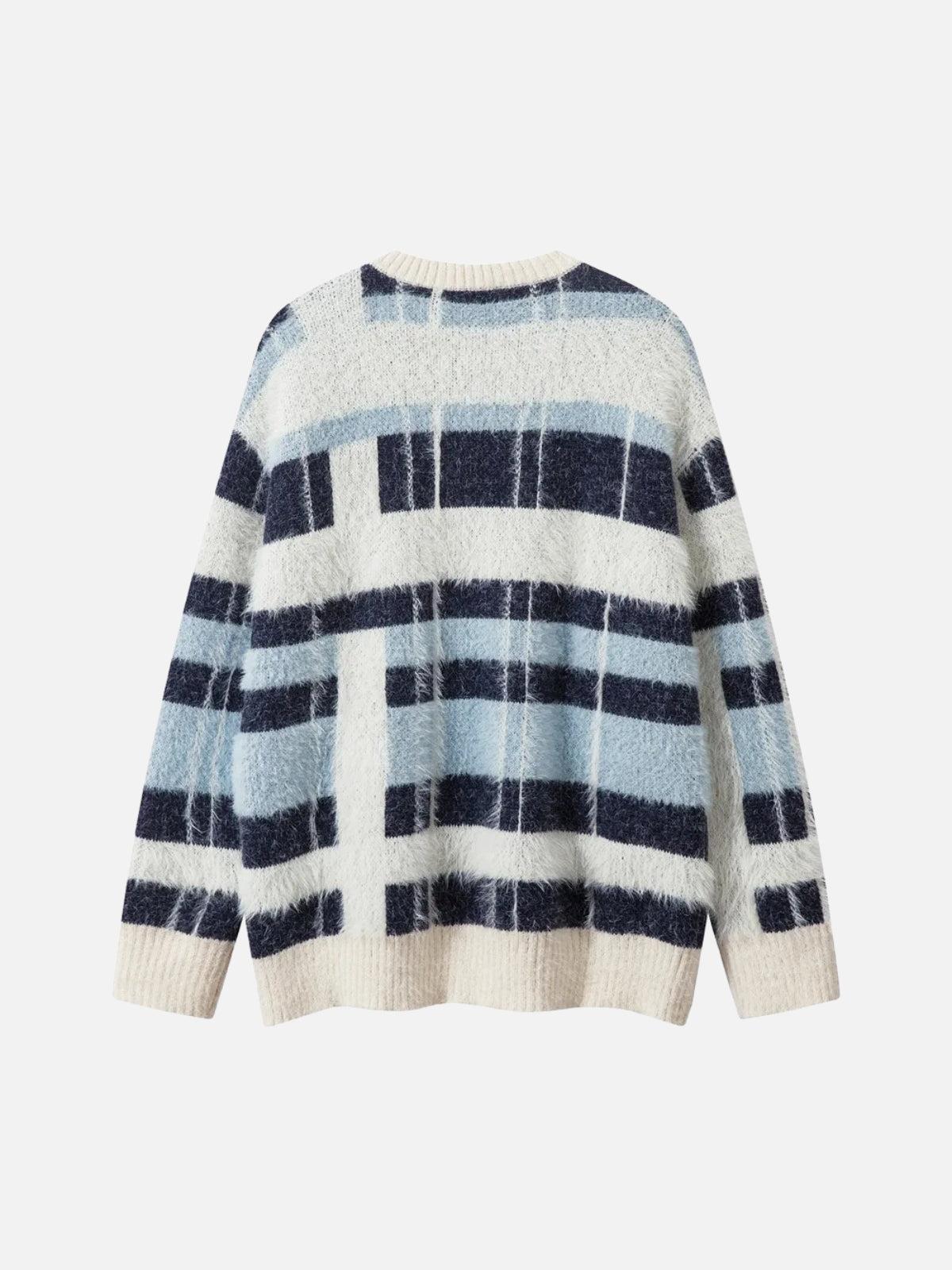 Contrast Striped Sweater
