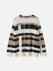 Contrast Striped Sweater