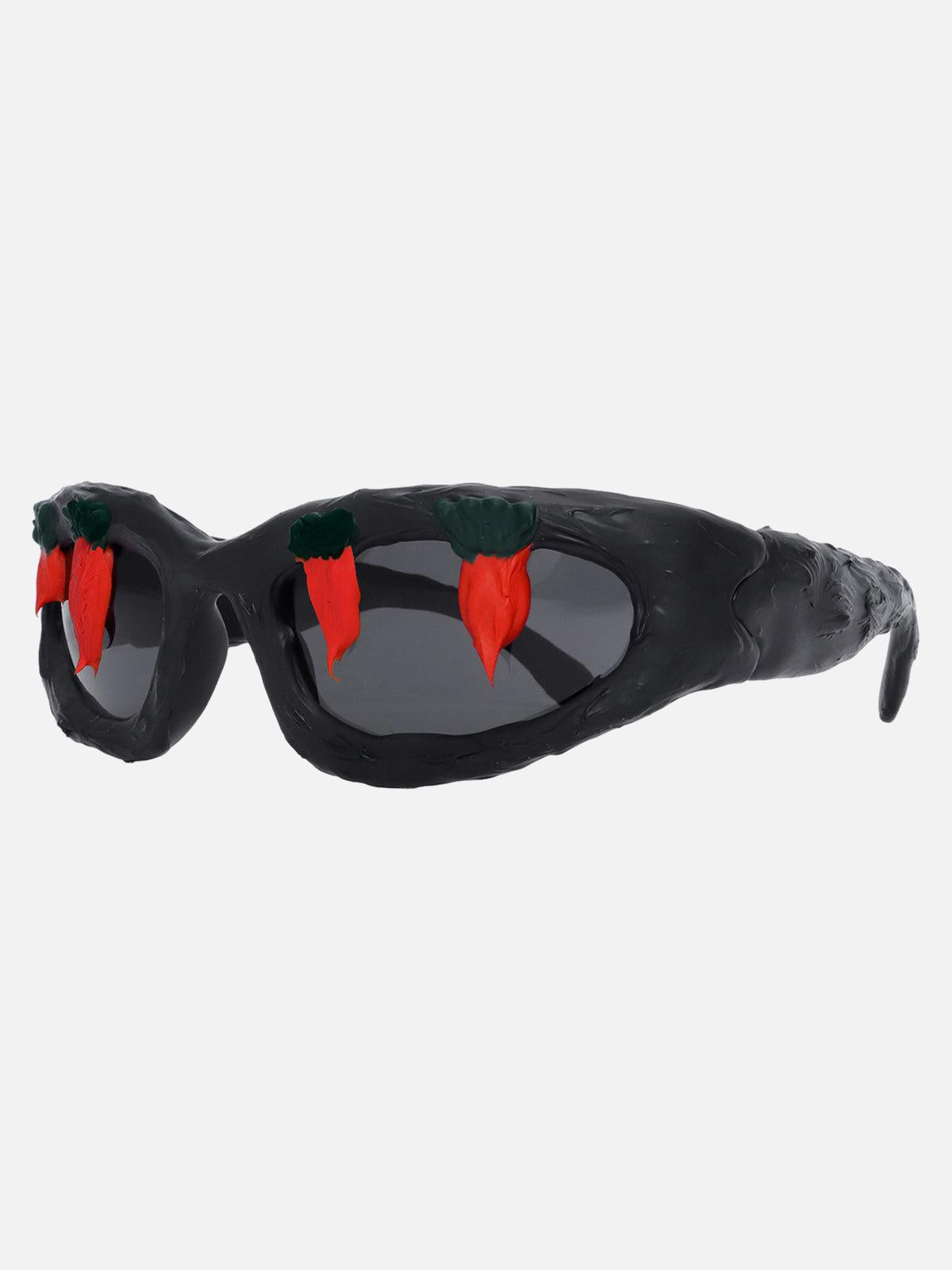 Fun Carrot-Embellished Sunglasses