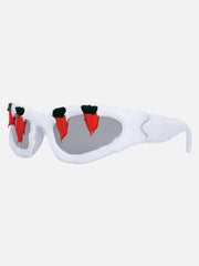 Fun Carrot-Embellished Sunglasses