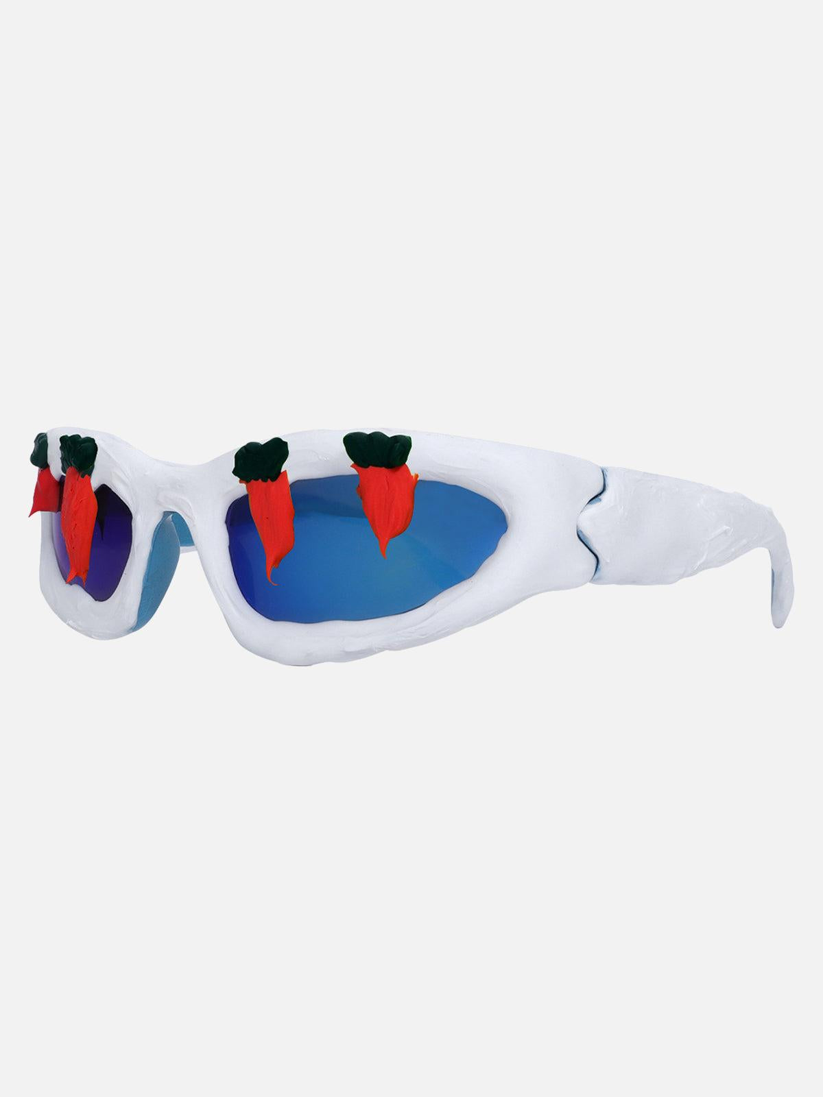 Fun Carrot-Embellished Sunglasses