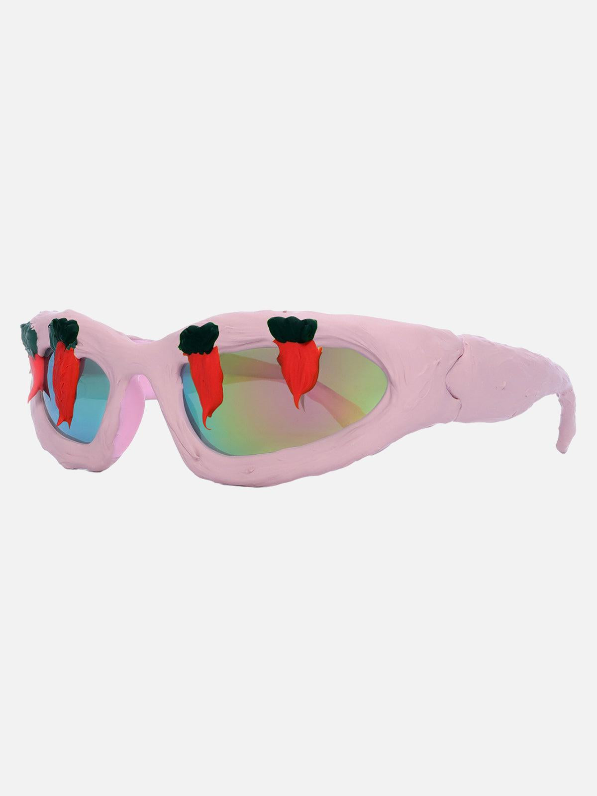 Fun Carrot-Embellished Sunglasses