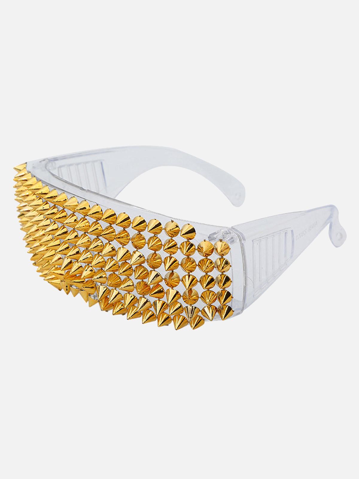 Large Frame Outdoor Rivet Sunglasses