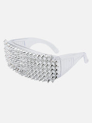 Large Frame Outdoor Rivet Sunglasses
