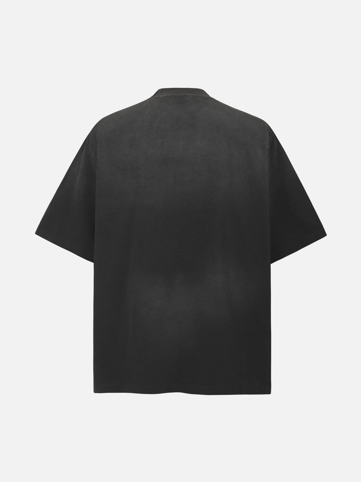 Cross Necklace Graphic T-Shirt