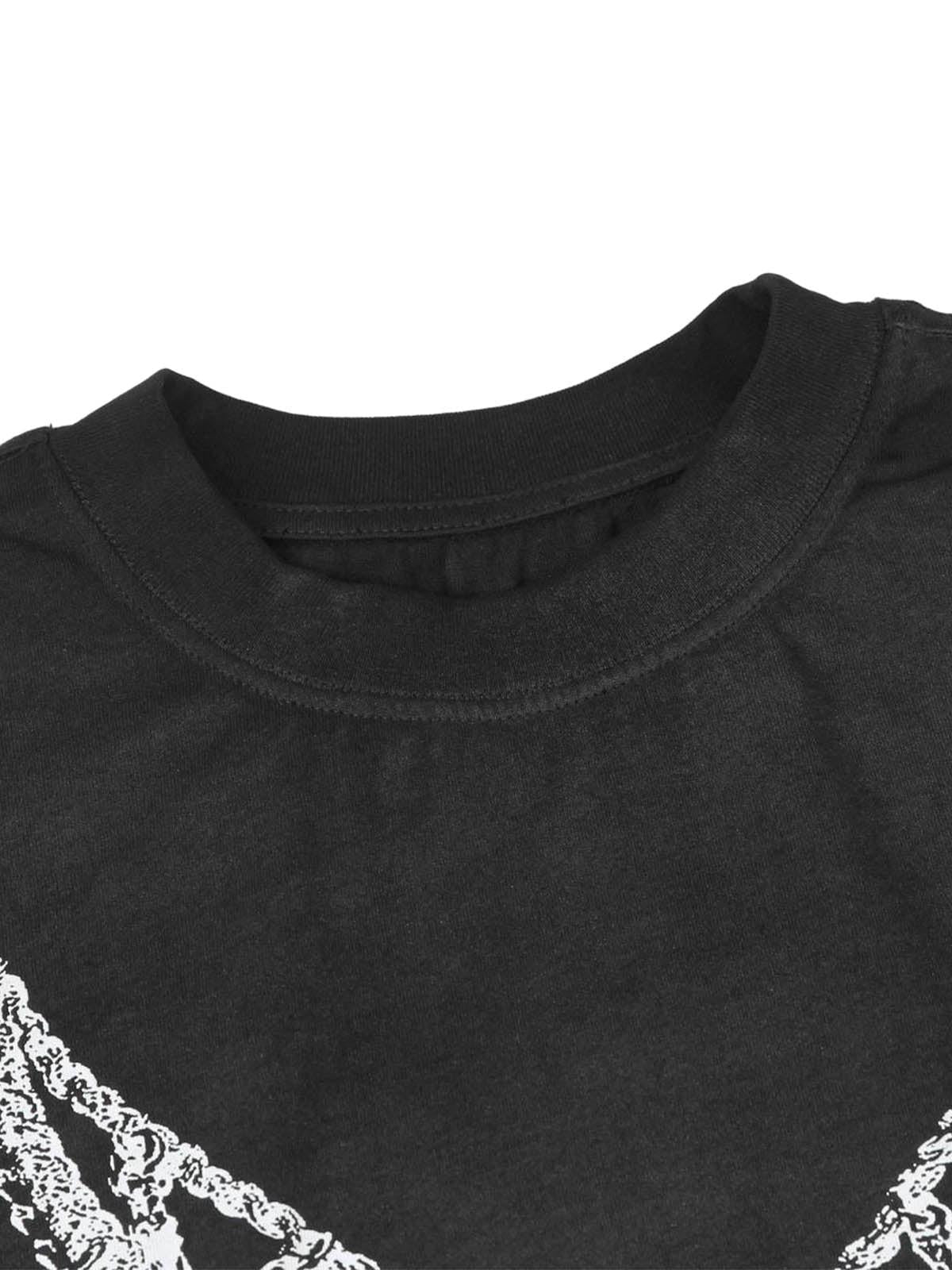 Cross Necklace Graphic T-Shirt