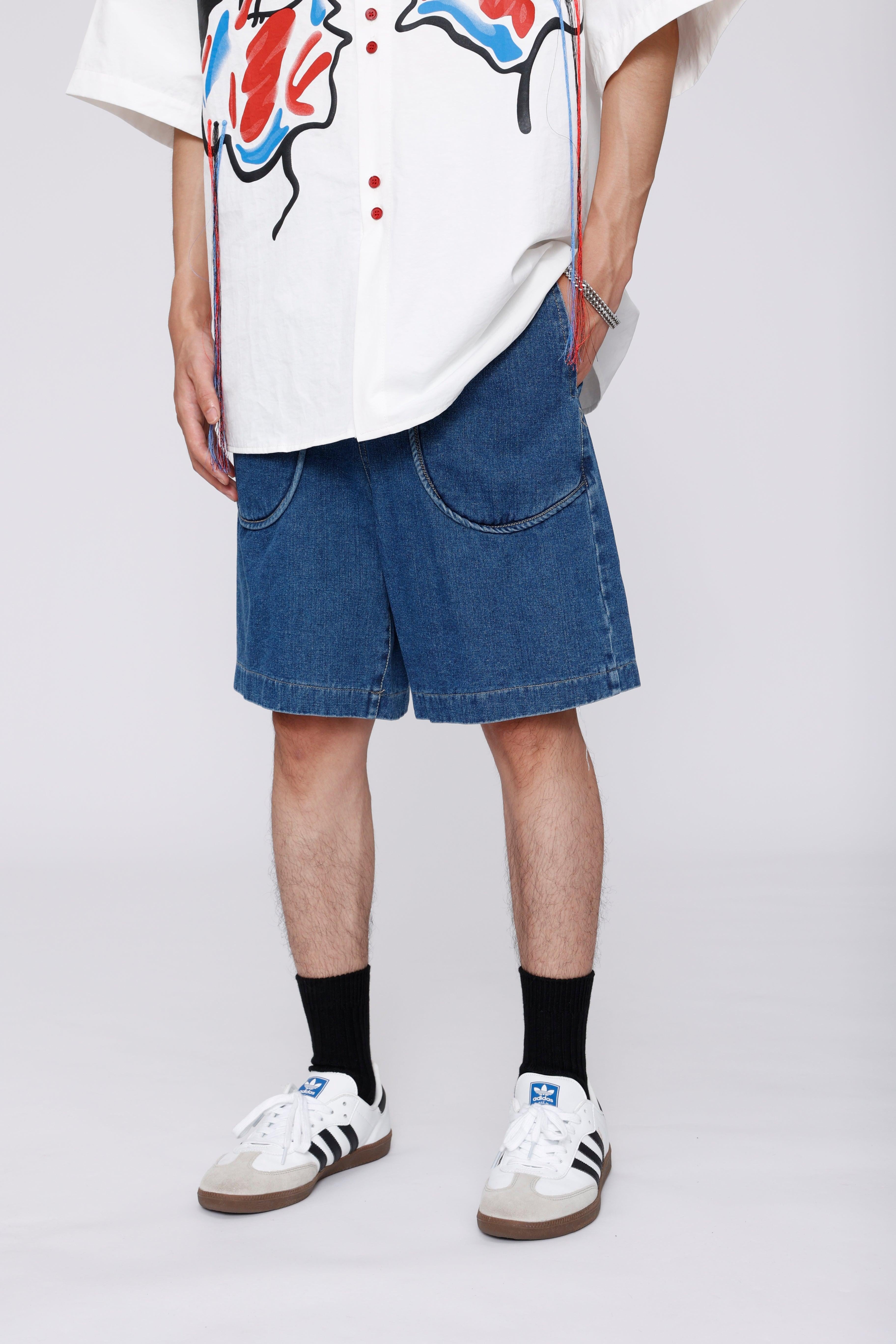 Curved Pockets Jorts