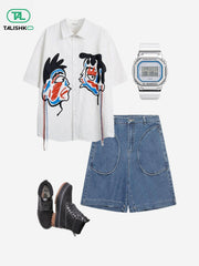 Curved Pockets Jorts
