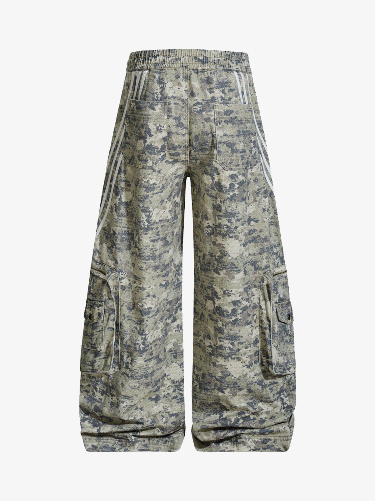 Street Camo Multi-Pocket Workwear Scimitar Pants