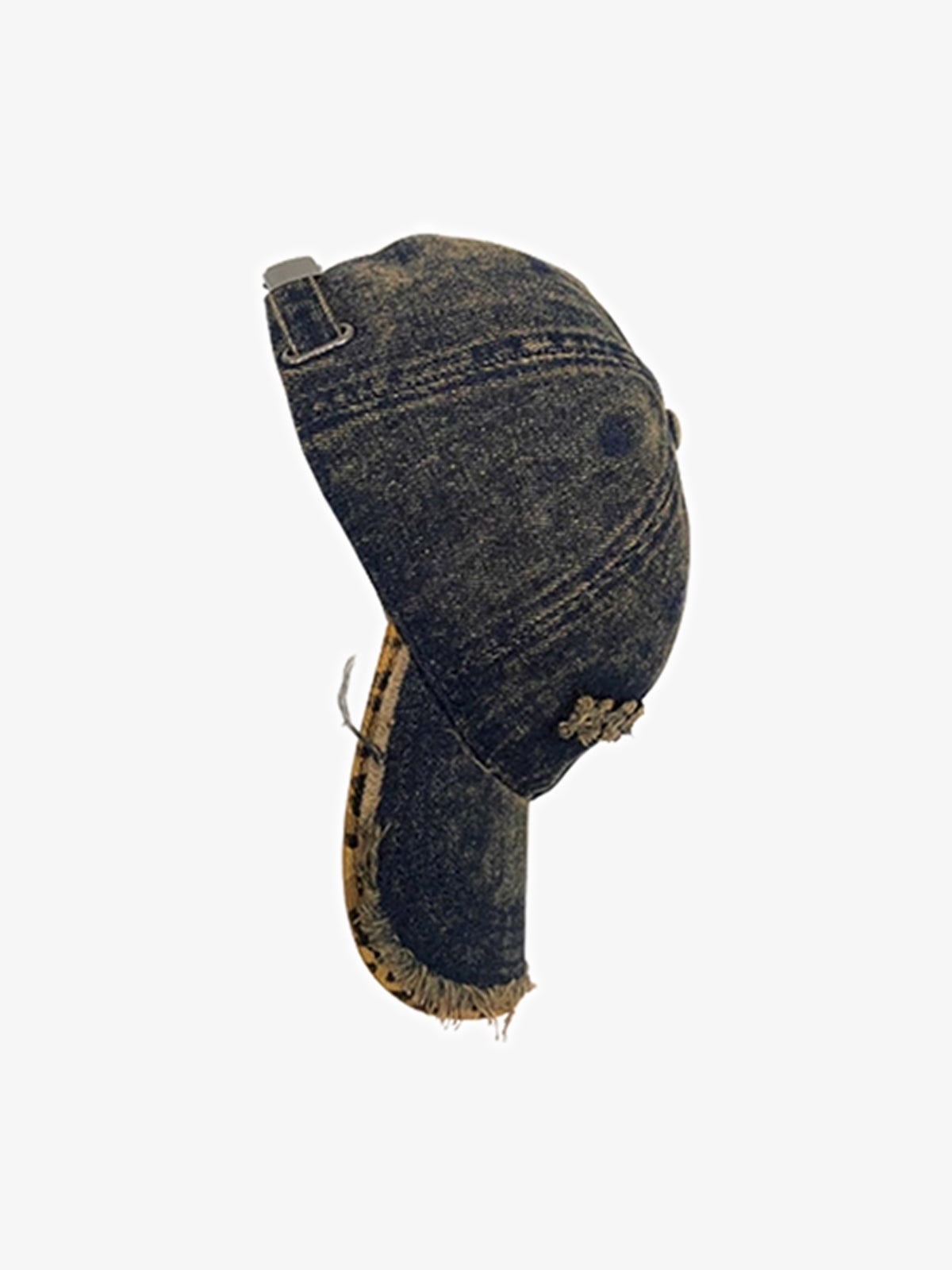 Street Washed Distressed Letter Embroidered Baseball Cap