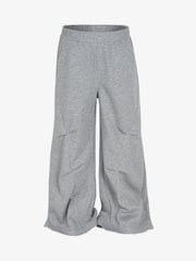 Pleated Crease Wide-Leg Mopping Casual Pants