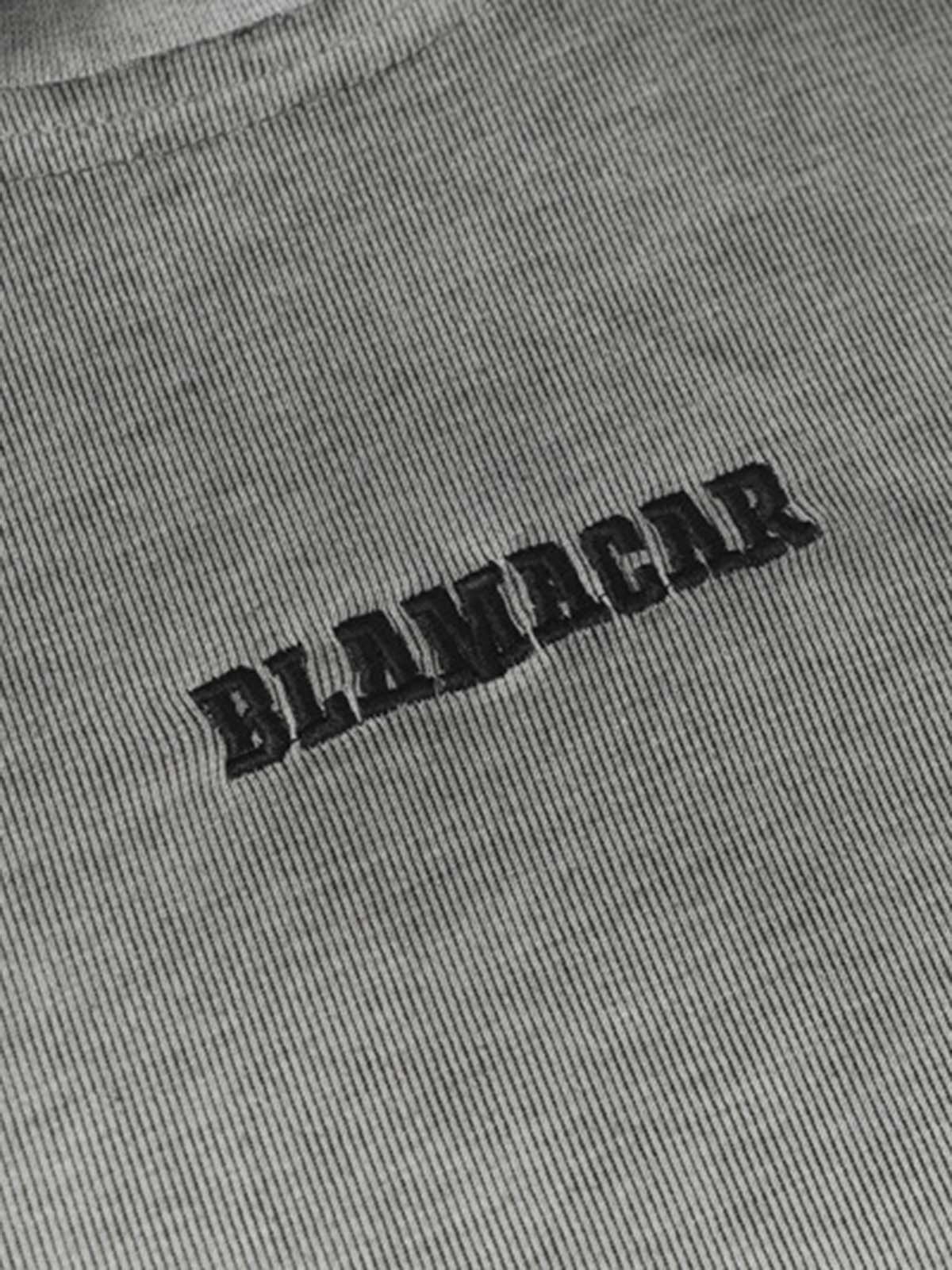 Vintage Distressed Washed Gradient Short-Sleeved T-Shirt