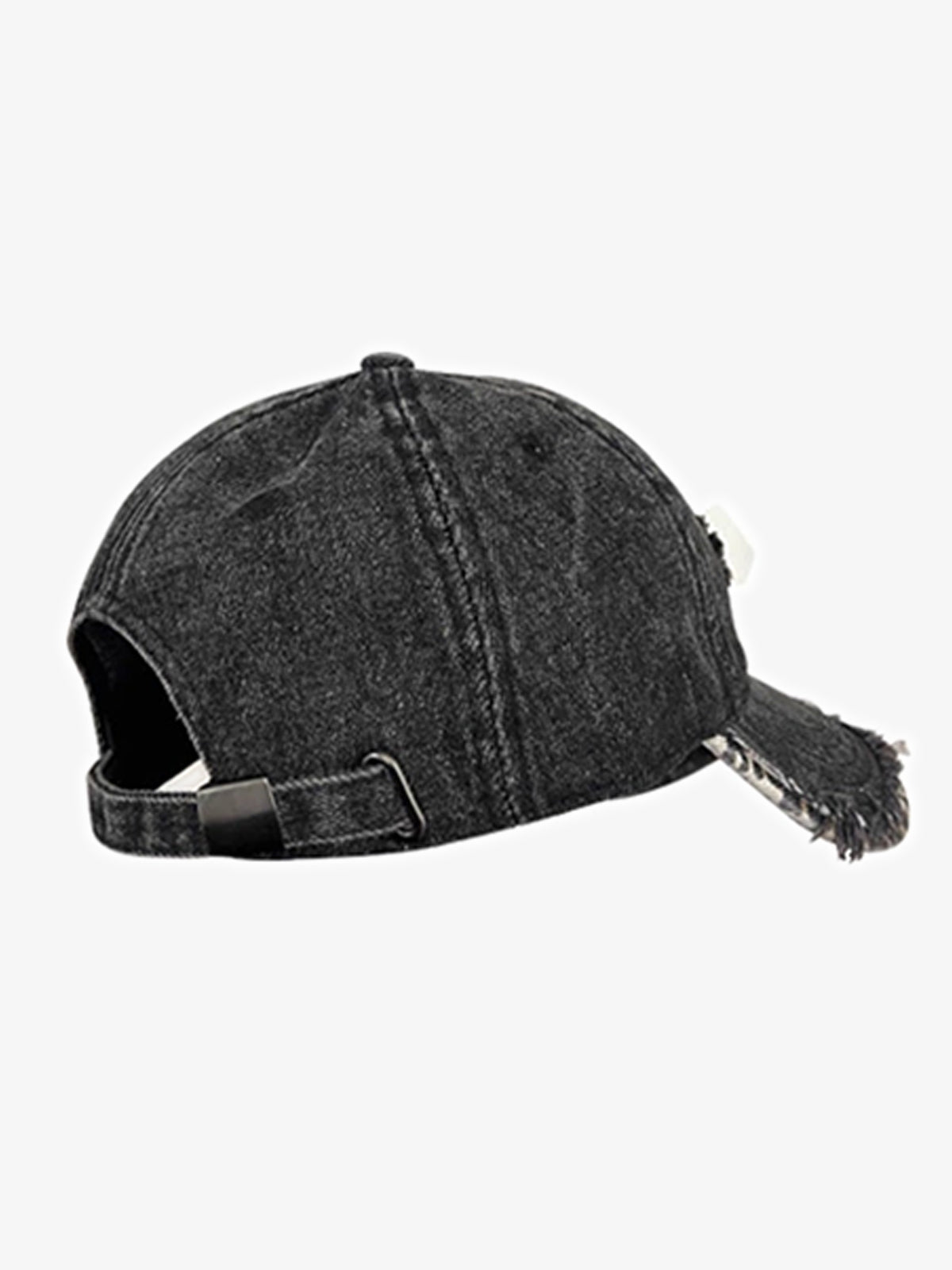 Street Washed Distressed Letter Embroidered Baseball Cap