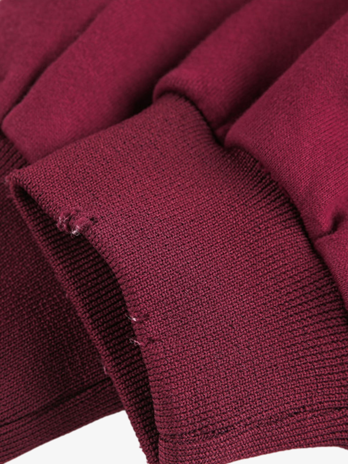Street Distressed Half-Zip Ripped Hoodie