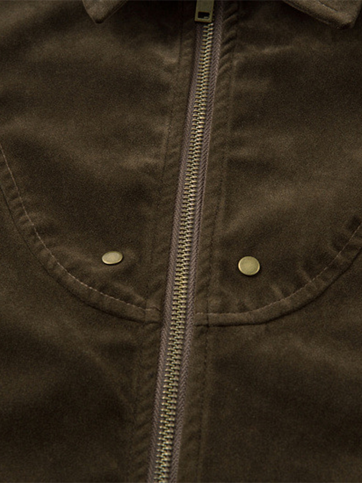 Suede Lapel Deconstructed Patchwork Jacket
