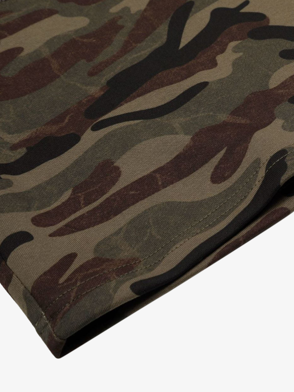 Camouflage Embroidered Casual Shorts