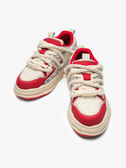 Street Deconstructed Color Splash Sneakers