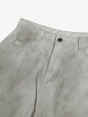 High Street Washed Wide-Leg Barrel Jeans
