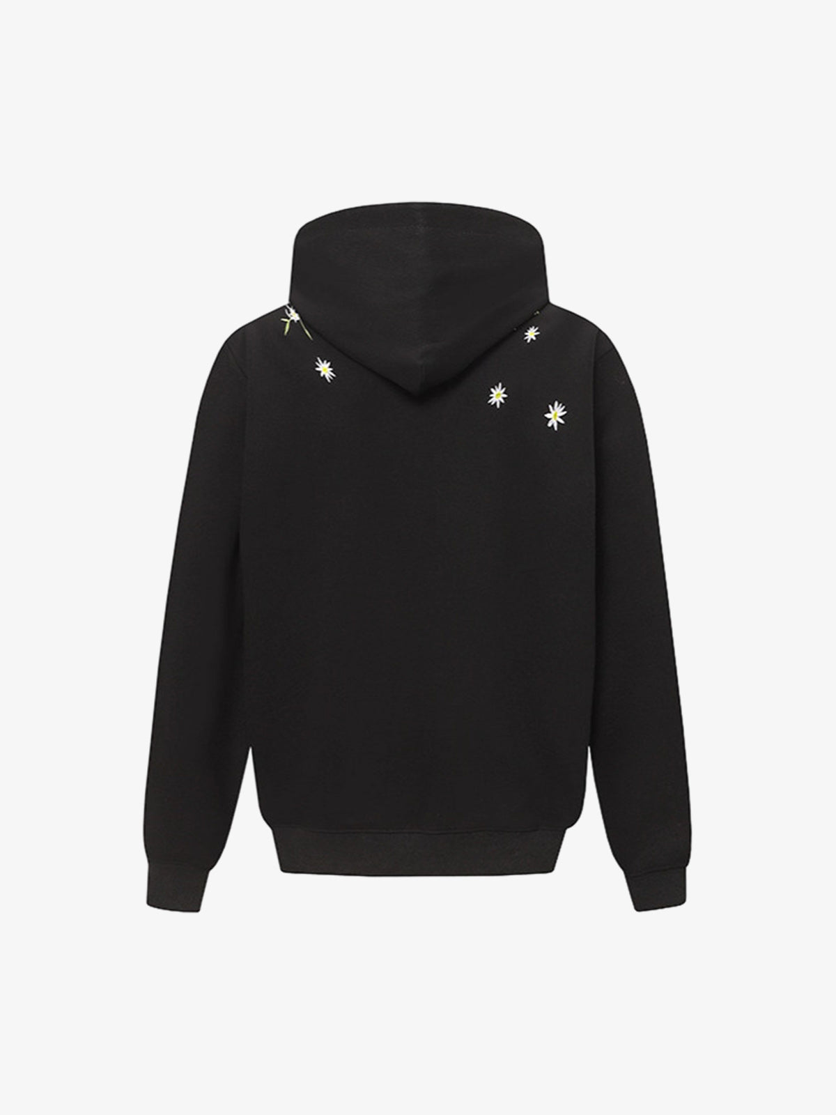 Daisy Embroidery Floral Pattern Heavyweight Hoodie