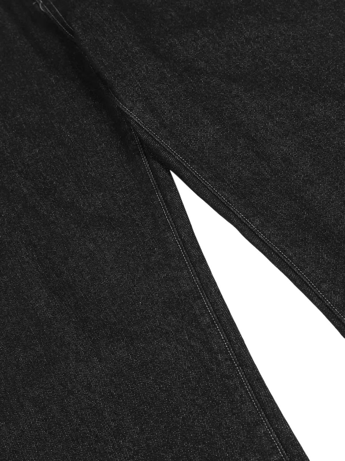 Dark Gothic Embroidered Star Straight Jeans