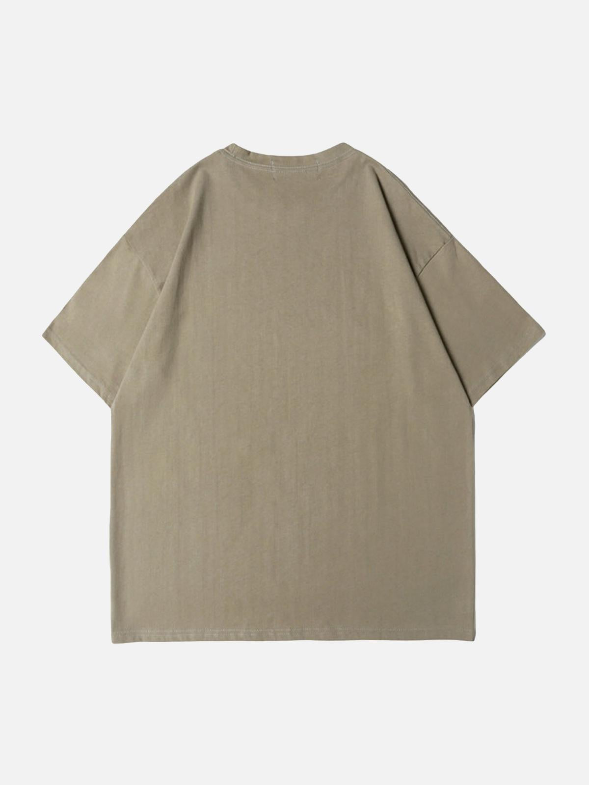 Dark Silhouette Print T-Shirt