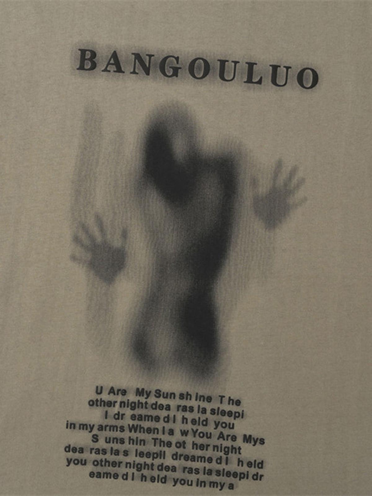 Dark Silhouette Print T-Shirt