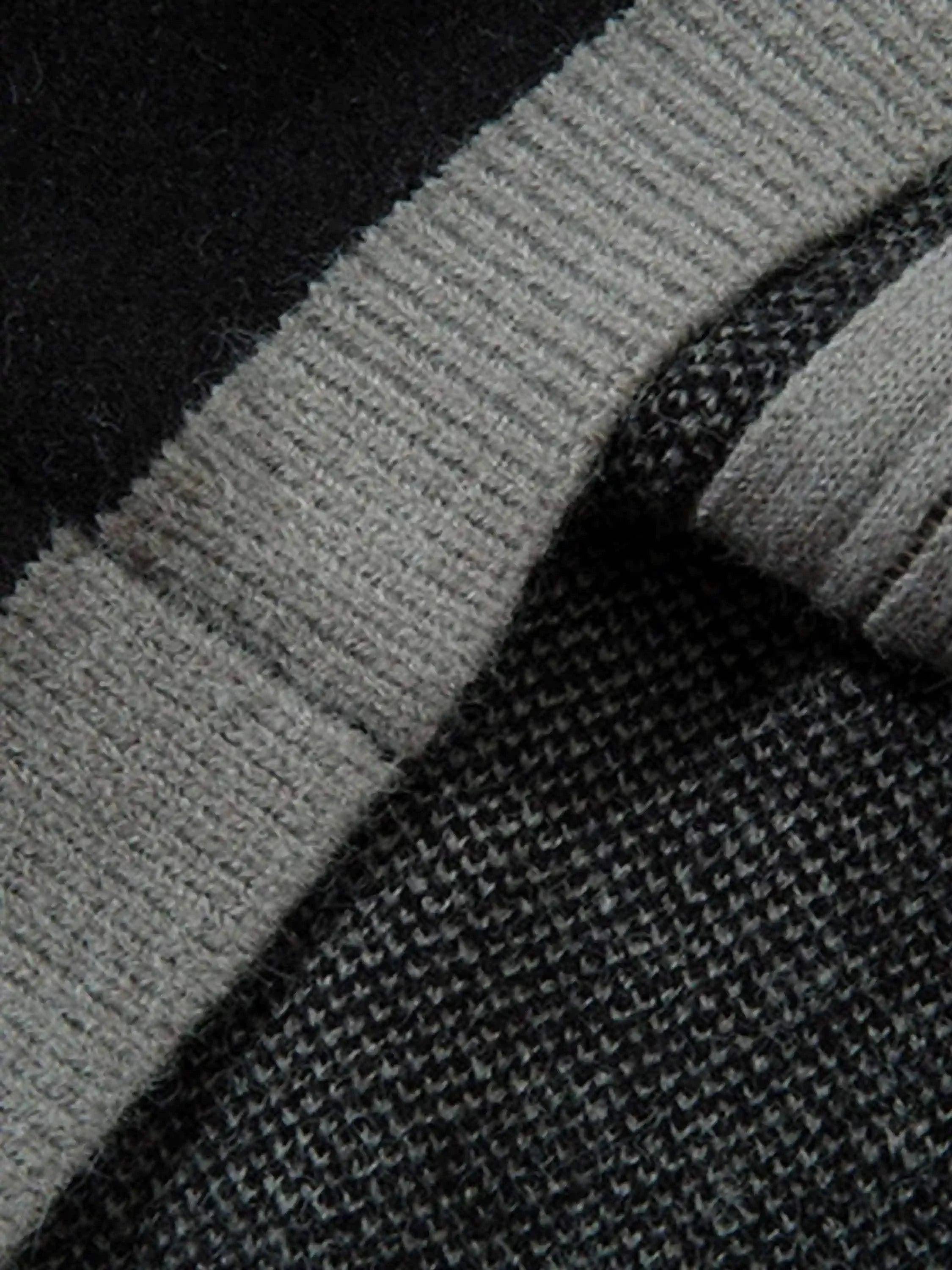 Dark Spider Web Zipper Stand Collar Cardigan