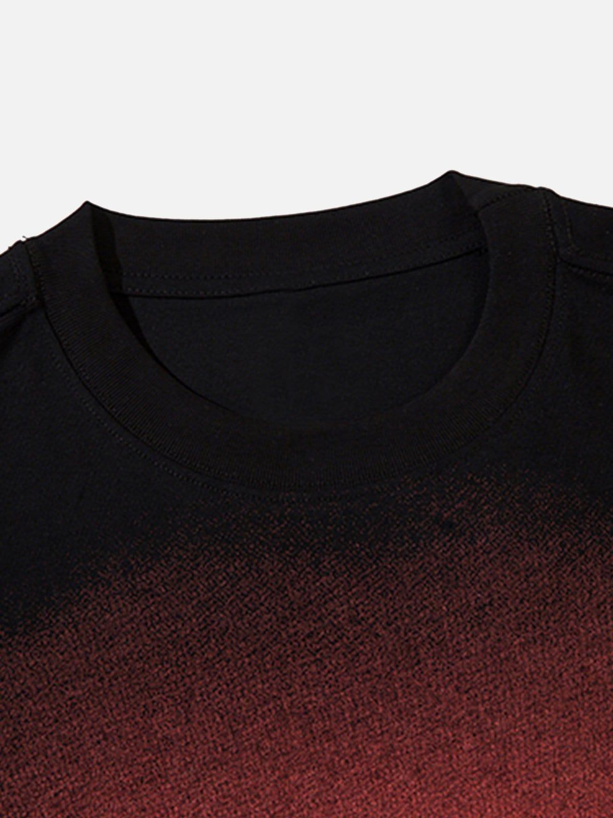 Dark Style Dragon Print Tee