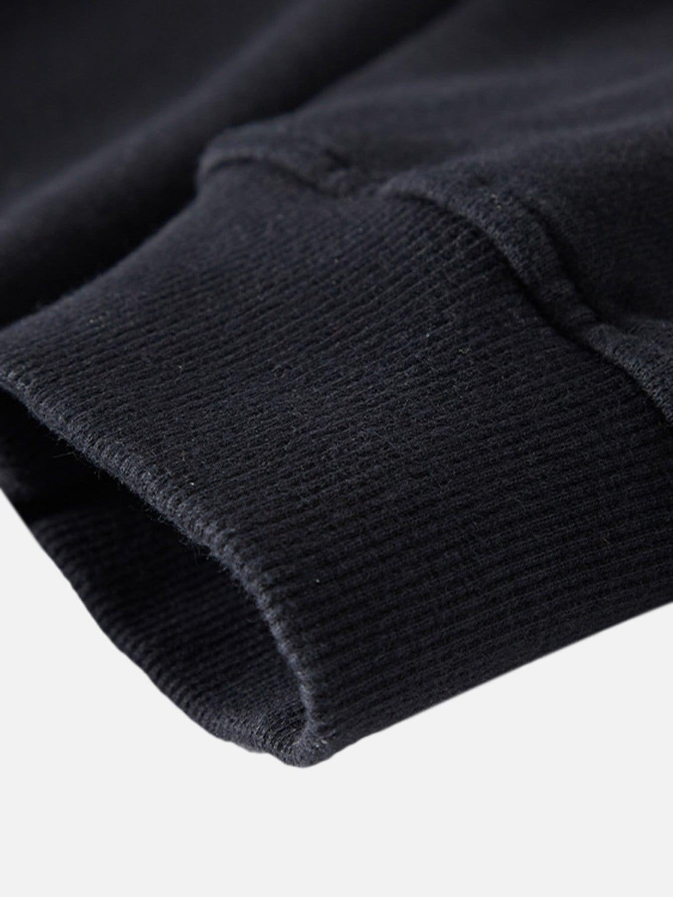 Dark Style Hooded Loose Sweatshirt