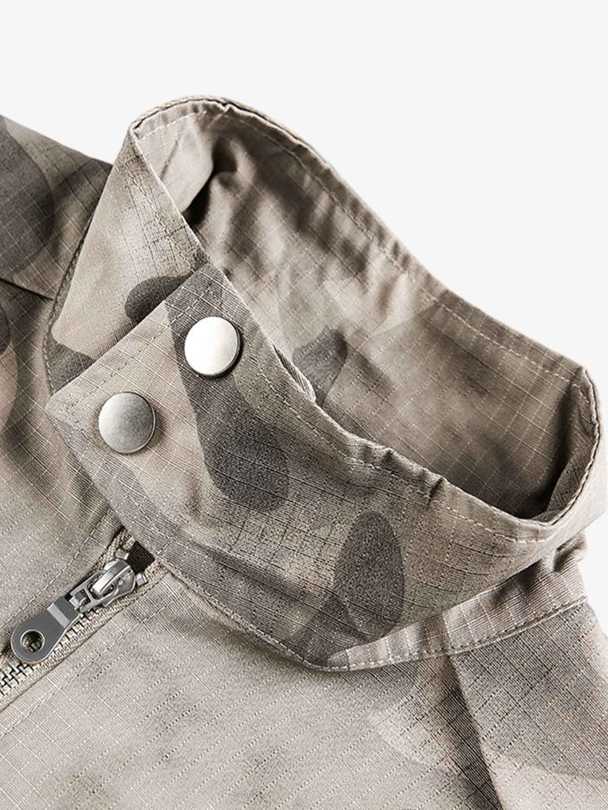 Street Retro Camouflage Military Jacket