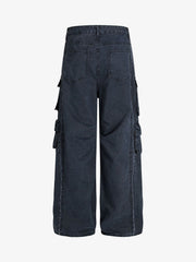 Street Functional Multi-Pocket Workwear Casual Pants