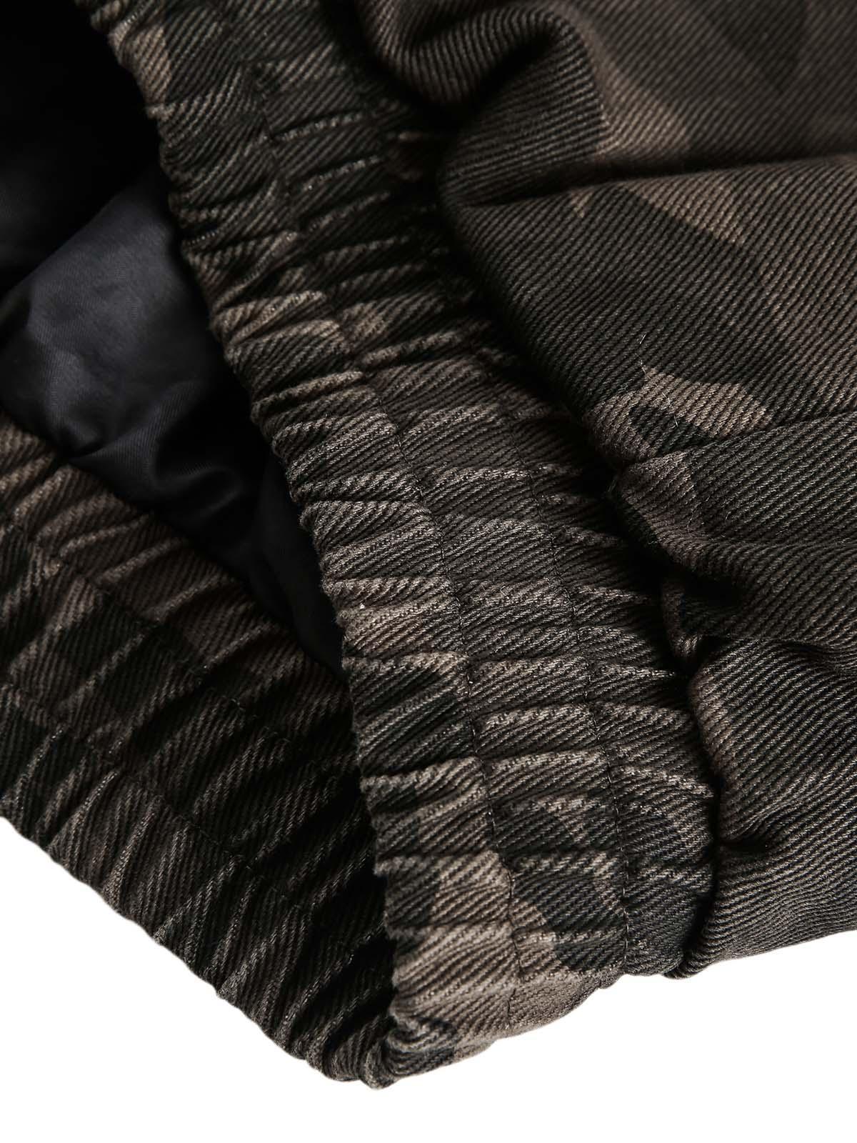 Deconstructed Camouflage Workwear Cardigan Hooded Jacket