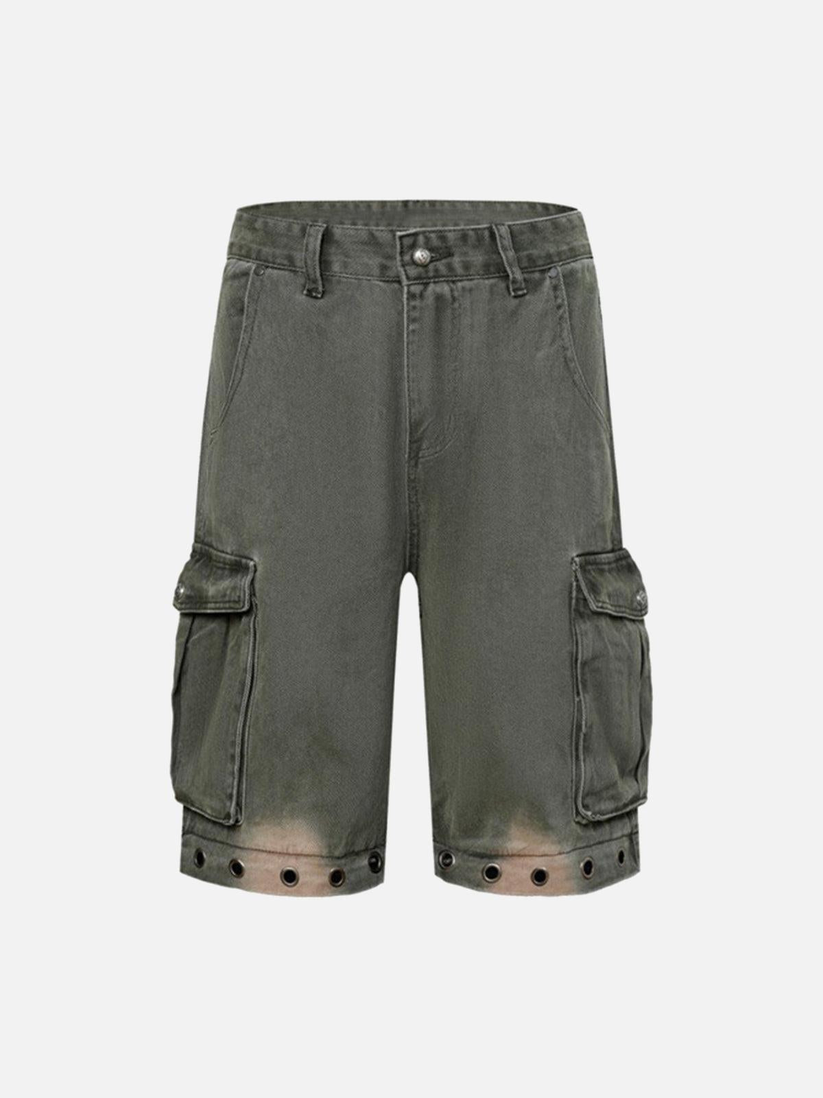 Deconstructed Detachable Split Cargo Jeans