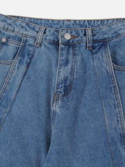 Deconstruction Design Loose Jeans