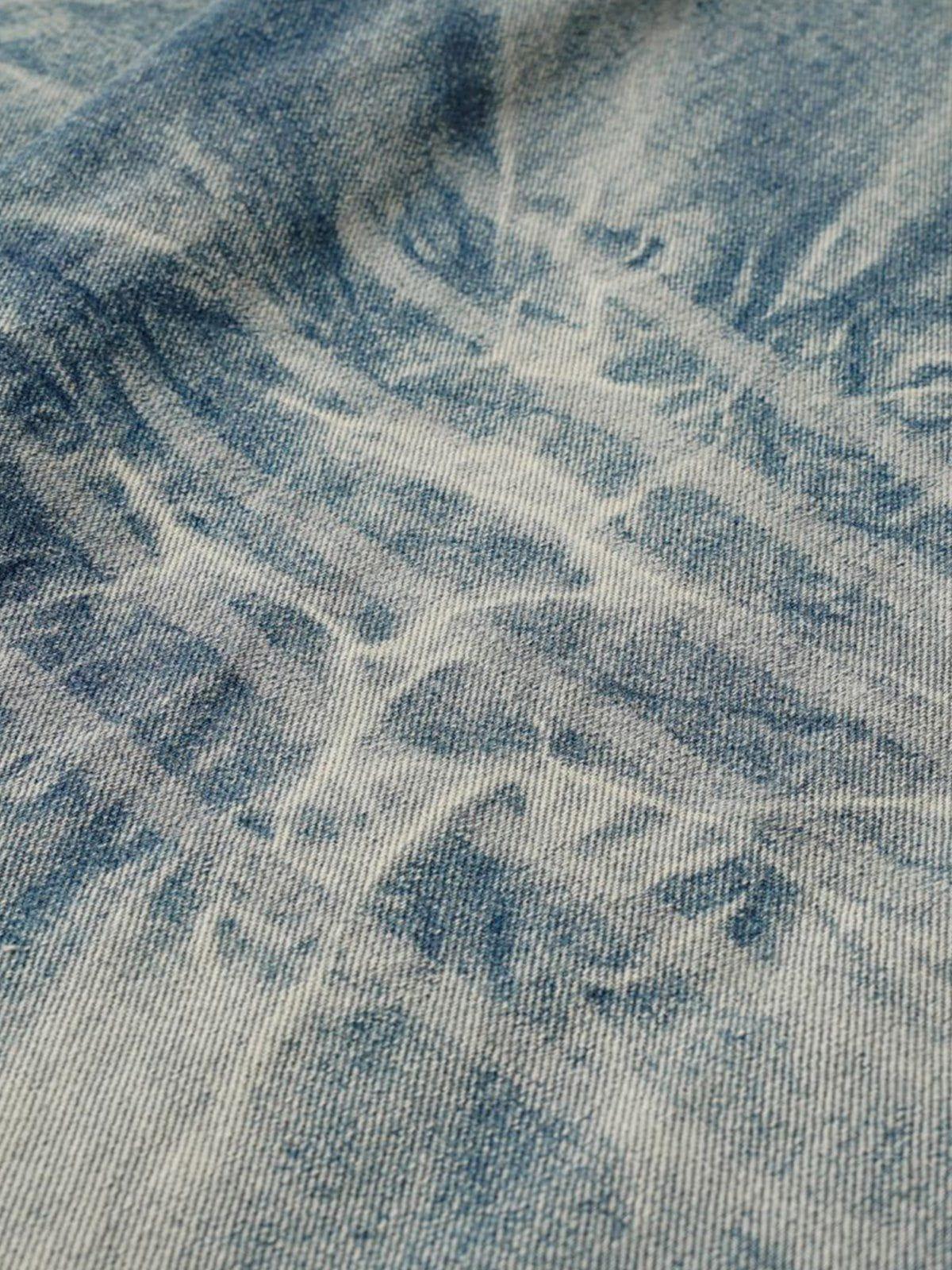 Deconstruction Patchwork Washed Loose Jeans