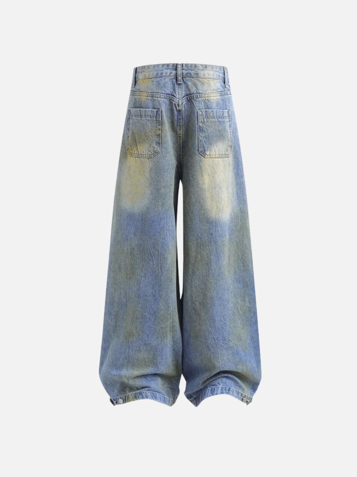 Deconstructive Patchwork Jeans