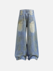 Deconstructive Patchwork Jeans