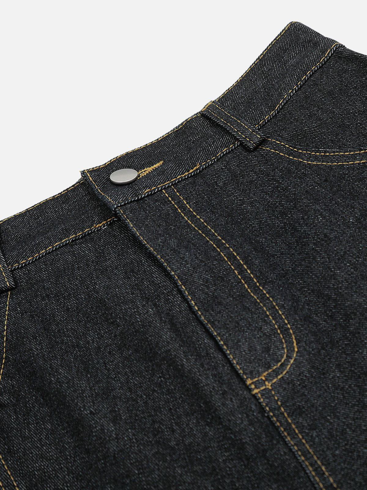 Deconstructive Washed Longline Jorts