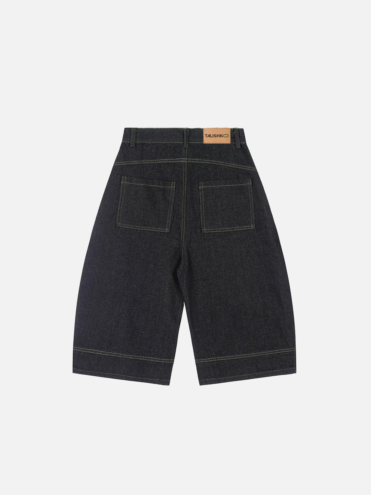 Deconstructive Washed Longline Jorts