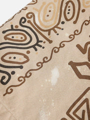 Desert Graffiti Print Shorts