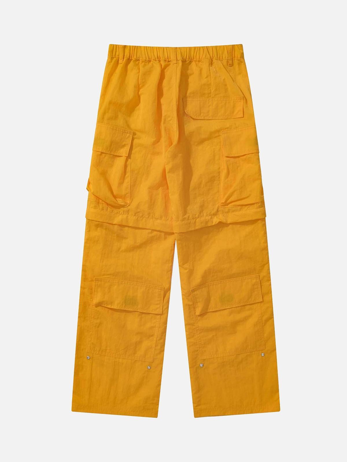 Detachable Multi-Pocket Work Pants