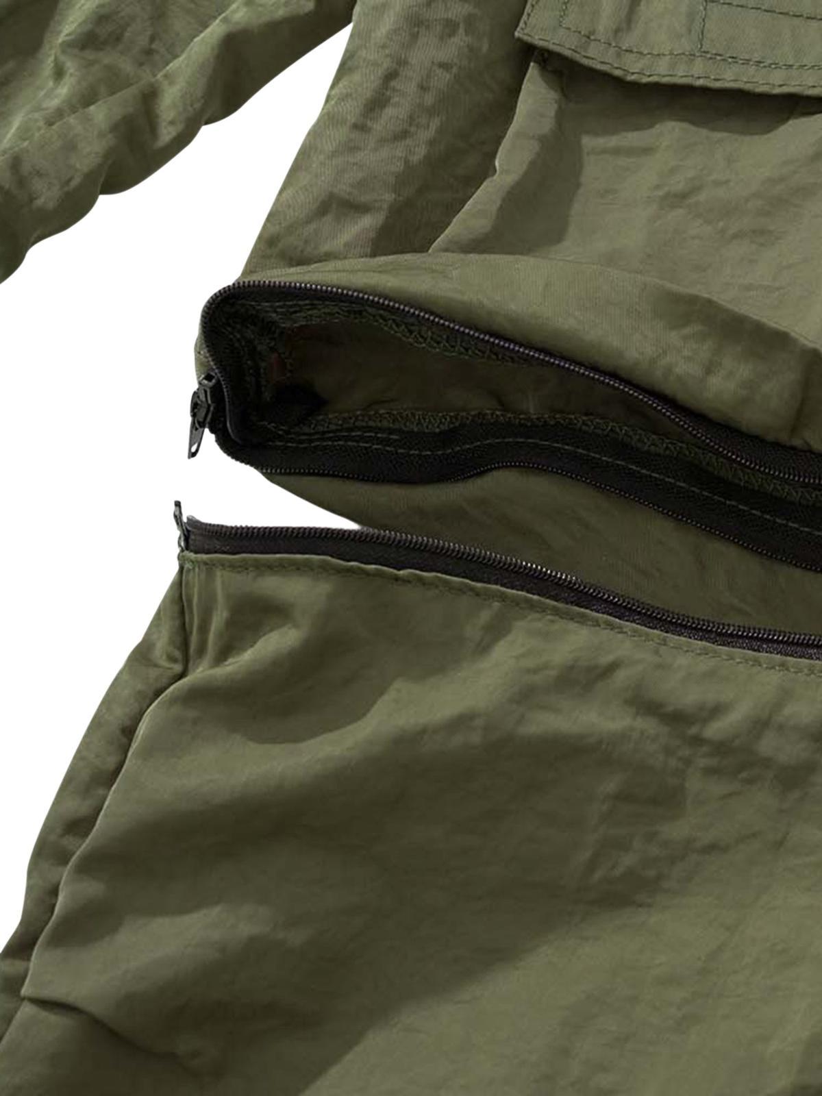 Detachable Multi-Pocket Work Pants